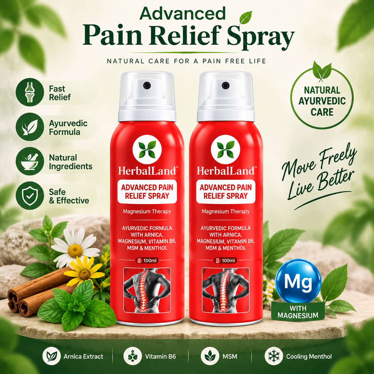 Herbal Advanced Pain Relief Spray