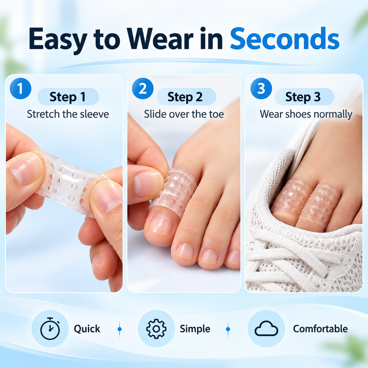 Silicone Soft Toe Protectors