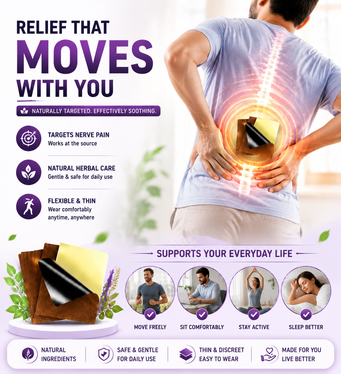 Sciatica Pain Relief Patch