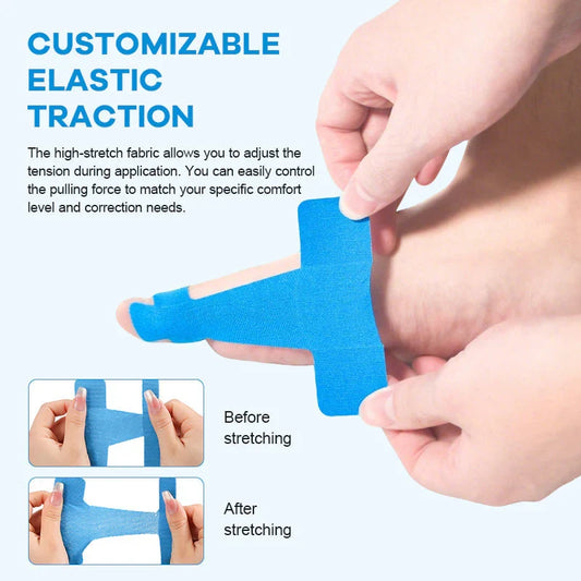 2-in-1 Orthopedic Bunion Relief & Toe Alignment Tape
