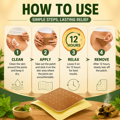 Wormwood Moxibustion Pain Relief Joint Patch
