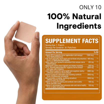 2-in-1 Nerve Support + Pain Relief Patch