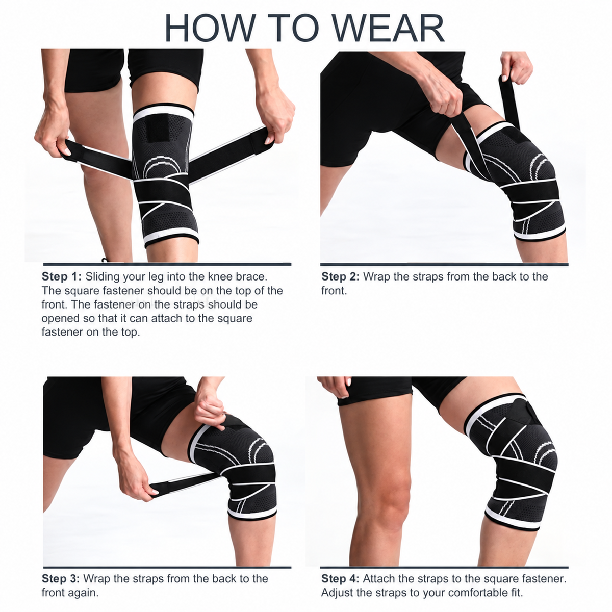 Herballand Knee Relief Pro™ - Adjustable Knee Support Brace