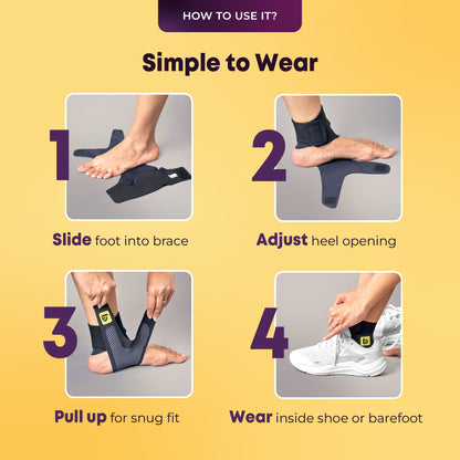 Breathable Ankle Support Brace - Universal Size