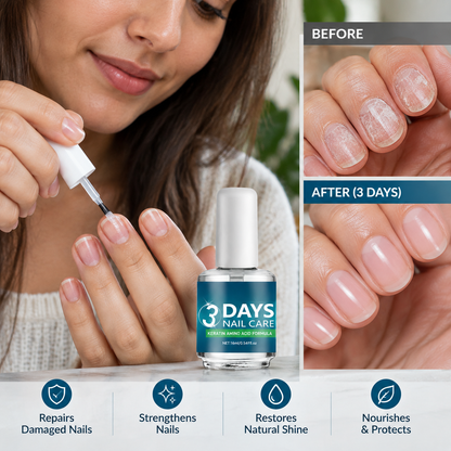 3 Days Keratin Nail Repair Serum - Advanced Amino Acid Formula