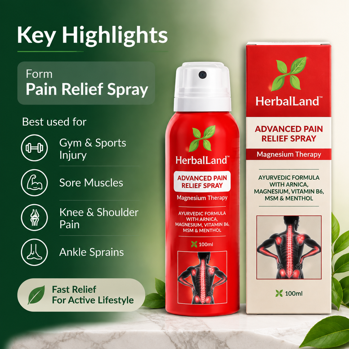 Herbal Advanced Pain Relief Spray