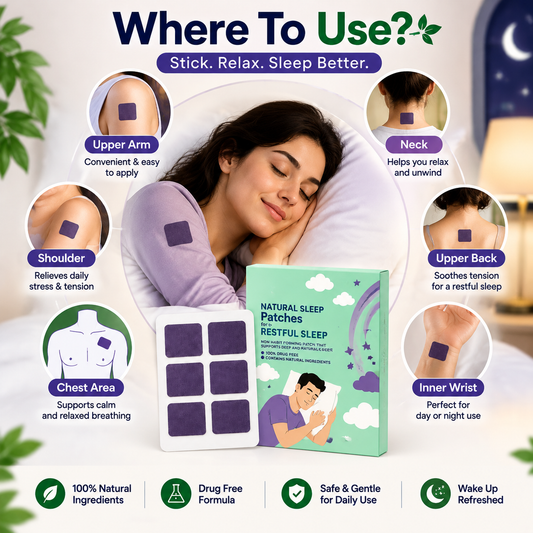 2-in-1 Natural Sleep & Nighttime Relaxation Patch