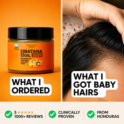 3-in-1 Batana Hair Oil For Hair Growth, Strength & Thickness