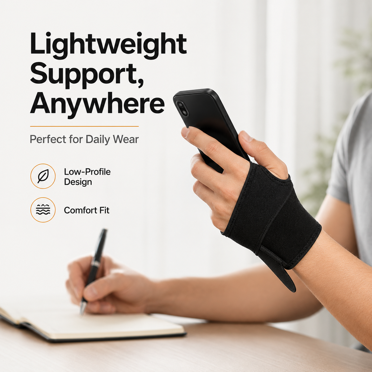 Wrist Support Brace Pain Relief Strap