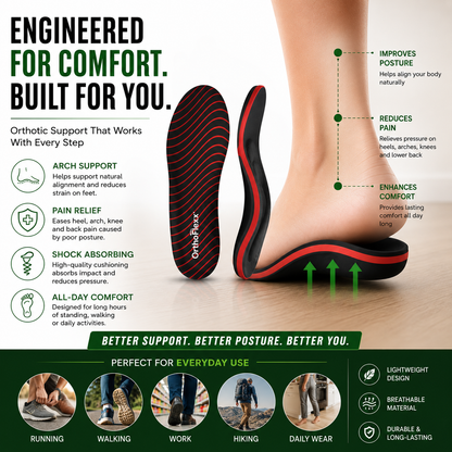 OrthoFlexx Pain Relief Insoles