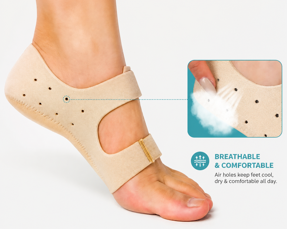 FootCare 2-in-1 Heel & Arch Support - Universal Size