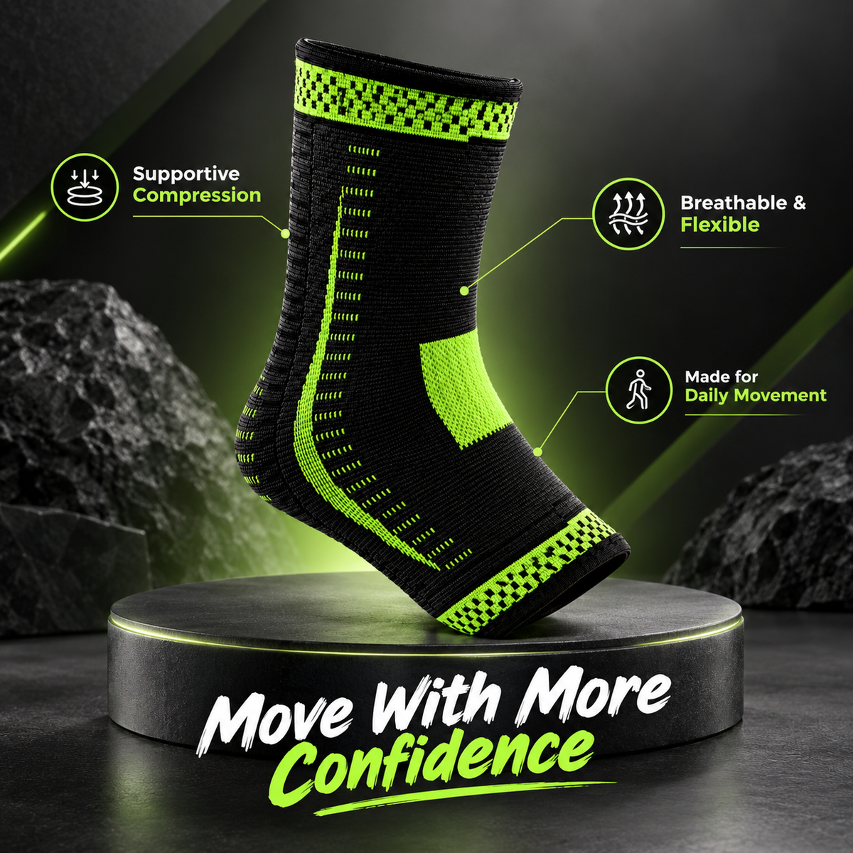 Ankle Compression Support - Universal Size