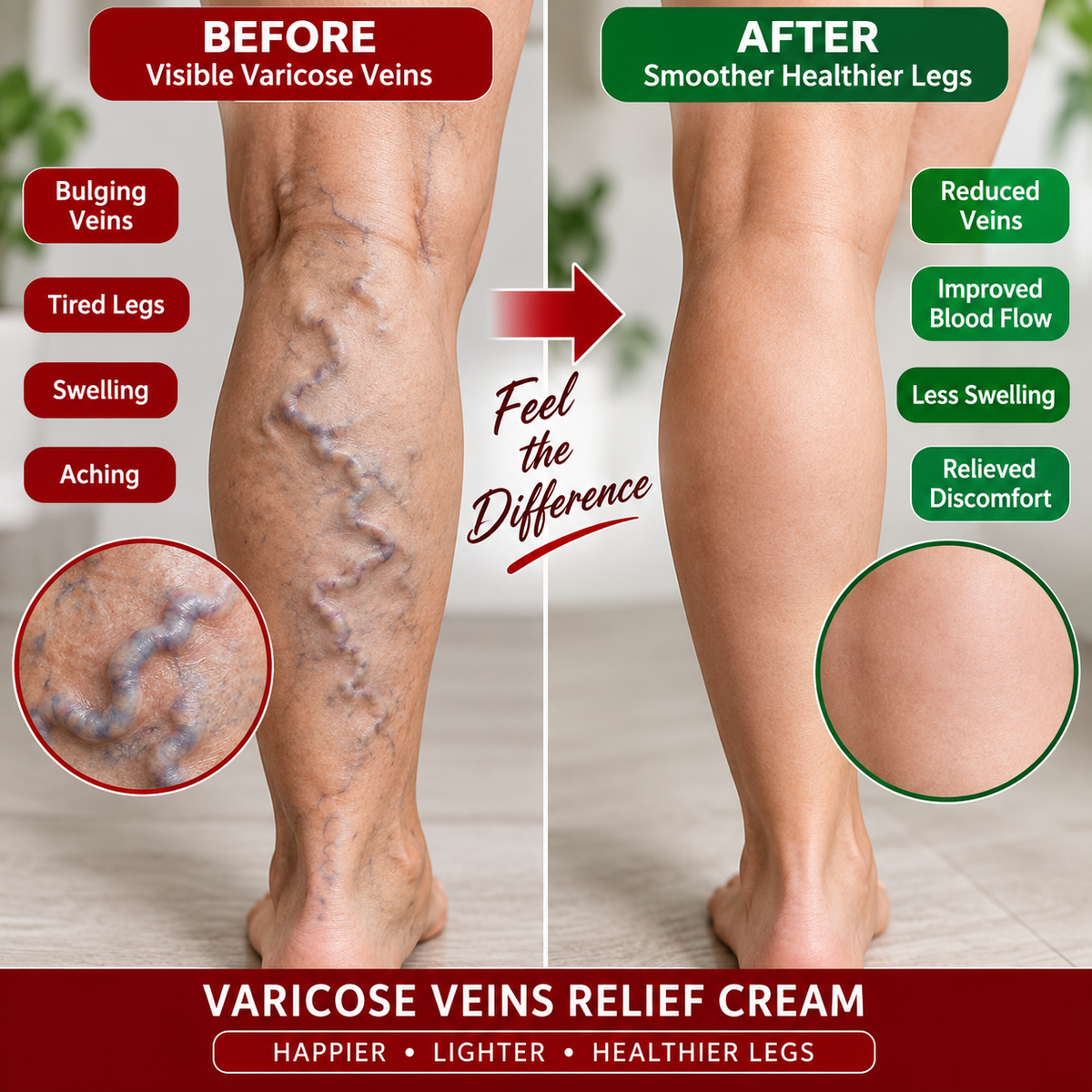 Herbal Varicose Veins Relief Cream
