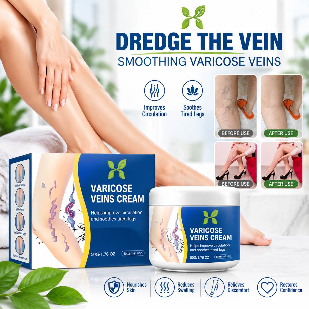 Herbal Varicose Veins Relief Cream
