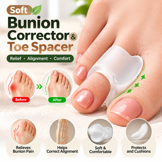 Soft Bunion Corrector & Toe Spacer