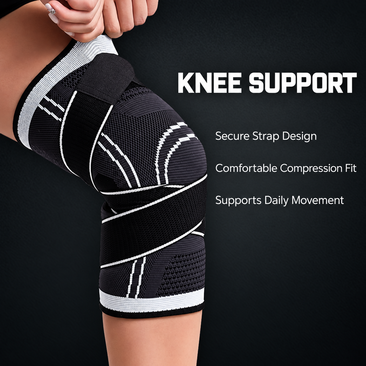 Herballand Knee Relief Pro™ - Adjustable Knee Support Brace