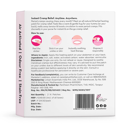 Herbal Cramp Relief Patch