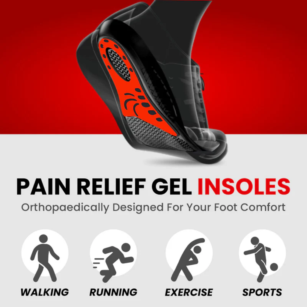 Orthopedic Pain Relief Gel Insoles
