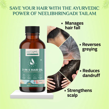 3 In 1 Herbal Hair Oil