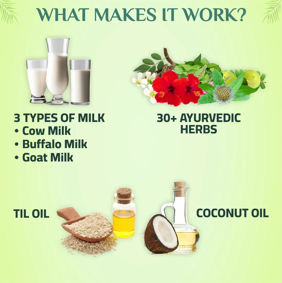3 In 1 Herbal Hair Oil