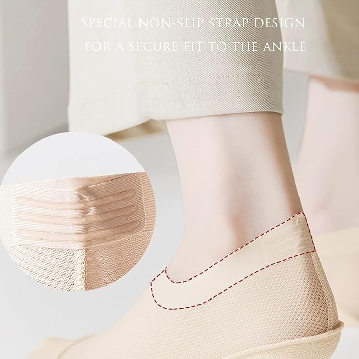 3-in-1 Ultra-Thin Heel Support + Breathable + Anti-Fungal Socks