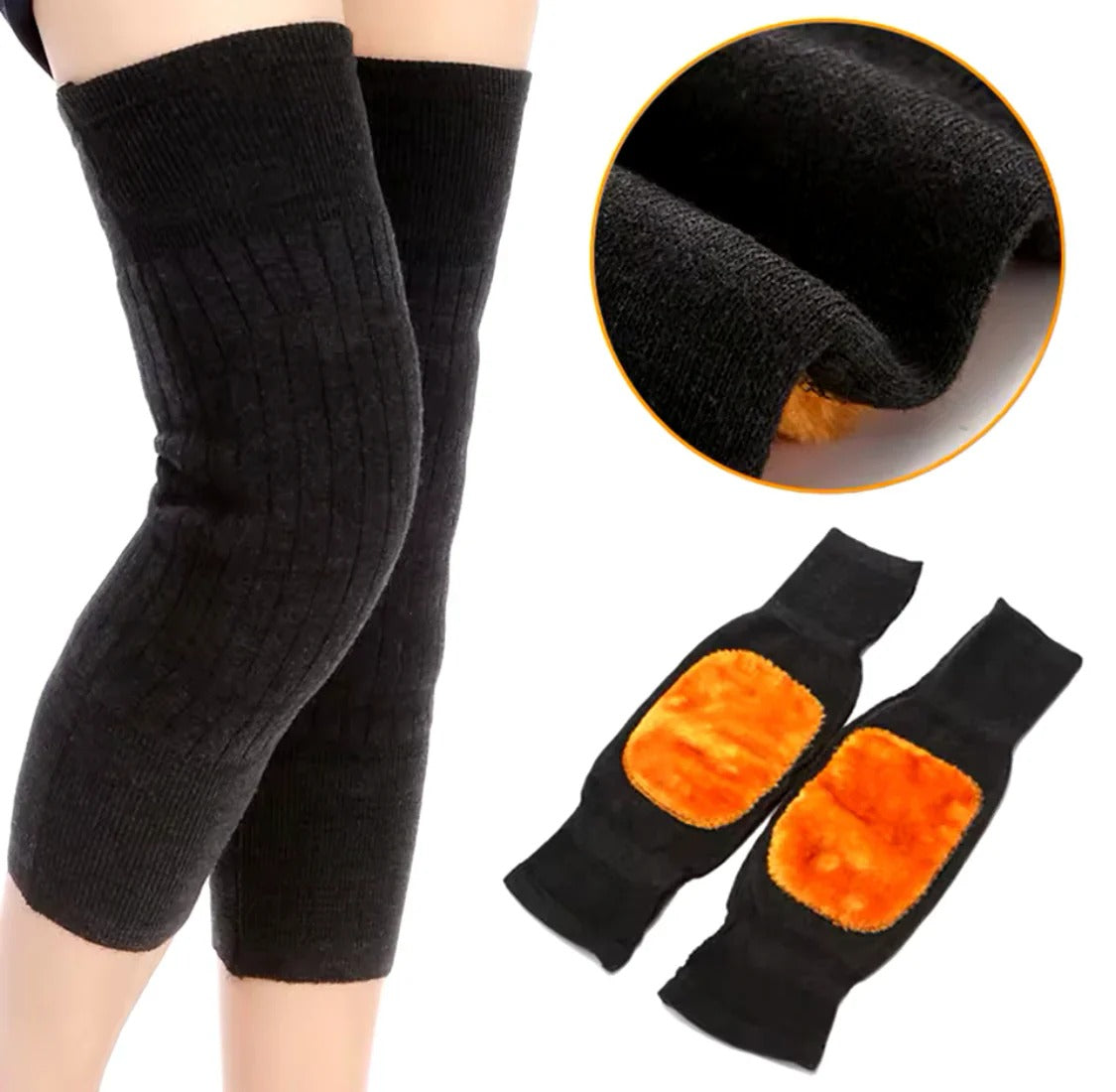 Elastic Knee Warmers For Men & Women - Universal Size