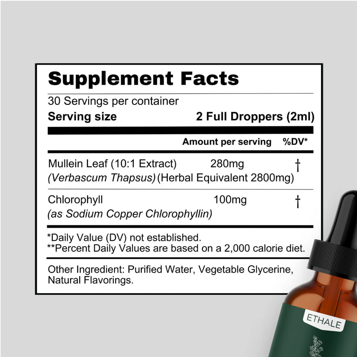 Herbal Mullein Lung Drops